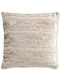 Luxury Hotel Velvet Textured Print Square Pillow - Image 1