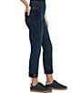 Lysse Boyfriend Cuffed Denim Leggings, Color:Indigo - Image 3