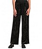 M Made in Italy Coordinating Velvet Wide Leg Pull-On Pants - Image 1