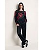 M Made in Italy Coordinating Velvet Wide Leg Pull-On Pants - Image 5