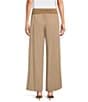 M Made in Italy Fold-Over Waistband Wide Leg Pull On Pants, Color:Biscotti - Image 2