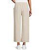 M Made In Italy Linen Straight Leg Drawstring Pants - Image 2