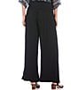 Color:Black - Image 2 - Pull-On Pleated Ankle Coordinating Wide Leg Pants