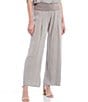 Color:Taupe - Image 1 - Pull-On Pleat Ankle Wide Leg Pants
