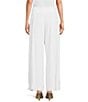 Color:White - Image 2 - Pull-On Pleated Ankle Coordinating Wide Leg Pants