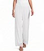 M Made in Italy Silky Wide Leg Pull-On Pants - Image 1