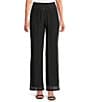 M Made In Italy Silky Wide Leg Pull-On Pants - Image 5