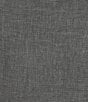M Made in Italy Textured Linen Blend Split V-Neck Short Sleeve Top, Color:Black - Image 4