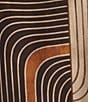 M Made in Italy Woven Geometric Print Crew Neck Long Sleeve Pullover Tunic - Image 4