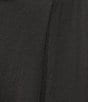 M Made in Italy Woven Satin High Rise Flat Front Wide Leg Pull On Pants - Image 4