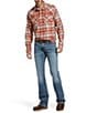 Ariat M7 Rocker Stretch Legacy Bootcut Jeans, Color:Drifter - Image 2