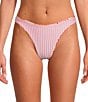 Maaji Dazzle Retro Bloom Reversible Lace Up Bralette Swim Top & Sublimity Retro Bloom Reversible Classic Swim Bottom - Image 3