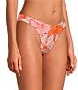 Maaji Dazzle Retro Bloom Reversible Lace Up Bralette Swim Top & Sublimity Retro Bloom Reversible Classic Swim Bottom - Image 5