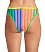 Maaji Elite Striped Mule Reversible High Waist Swim Bottom, Color:Multi - Image 2
