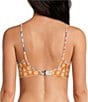 Maaji Liberties Tropical Bliss Reversible Bralette Swim Top, Color:Blue - Image 5
