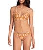 Maaji Liberties Tropical Bliss Reversible Bralette Swim Top, Color:Blue - Image 6