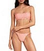Maaji Patch Play Bryn Reversible Strapless Bandeau Swim Top & Sunflash Patch Play Reversible Tie Side Bottom Bottom - Image 2