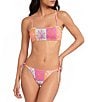 Maaji Patch Play Bryn Reversible Strapless Bandeau Swim Top & Sunflash Patch Play Reversible Tie Side Bottom Bottom - Image 3