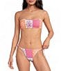 Maaji Patch Play Bryn Reversible Strapless Bandeau Swim Top & Sunflash Patch Play Reversible Tie Side Bottom Bottom - Image 1