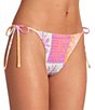 Maaji Patch Play Bryn Reversible Strapless Bandeau Swim Top & Sunflash Patch Play Reversible Tie Side Bottom Bottom - Image 5