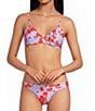 Maaji Reversible Lavender Dream Jady Underwire Swim Top & Reversible Iconic Lavender Dream Thin Side Swim Bottom - Image 1