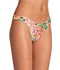 Maaji Splendour Bubbly Blossom Reversible Thin Side Classic Swim Bottom, Color:Multi - Image 3