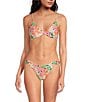 Maaji Splendour Bubbly Blossom Reversible Thin Side Classic Swim Bottom, Color:Multi - Image 4