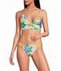 Maaji Tropic Lei Mirage Reversible Long Line Triangle Swim Top - Image 3
