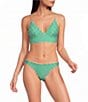 Maaji Tropic Lei Mirage Reversible Long Line Triangle Swim Top - Image 6