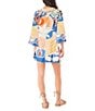 Maaji Tropical Bliss Kaftan Cover-up Dress, Color:Bright Blue - Image 2