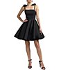 Mac Duggal A-Line Bow Straps Mini Dress - Image 1