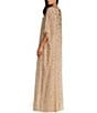 Mac Duggal Beaded Mesh Kaftan Long Dress - Image 2