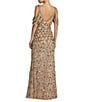 Mac Duggal Beaded Mesh Off The Shoulder Evening Gown - Image 2