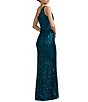 Mac Duggal Beaded Mesh One Shoulder Evening Gown - Image 2