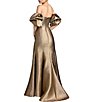 Mac Duggal Beaded Satin Mermaid Gown - Image 2
