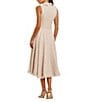 Mac Duggal Boucle Sleeveless Button Up Midi Dress, Color:Blush - Image 2
