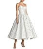 Mac Duggal Brocade Strapless Dress - Image 1