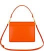 Color:Sunset - Image 2 - Classic Leather Medium Size Shoulder Bag