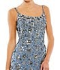 Mac Duggal Embellished Floral Beaded Open Back Detail Scoop Neck Sleeveless Gown, Color:Slate Grey - Image 3