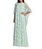 Mac Duggal Embellished Mesh Kaftan Gown - Image 1