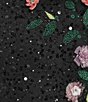 Mac Duggal Embellished Mesh Square Neck Sleeveless 3D Flower Gown, Color:Black Multi - Image 4