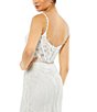 Color:Ivory - Image 4 - Embroidered Sleeveless Sweetheart Plunge Neck Trumpet Mermaid Gown