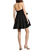Mac Duggal Faille Woven Strapless Bow Twist A-Line Mini Dress, Color:Black - Image 2