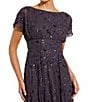 Mac Duggal Floral Embellished Georgette A-Line Evening Gown - Image 3