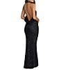 Mac Duggal Halter Neck Open Back Beaded Column Gown - Image 2
