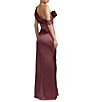 Mac Duggal One Shoulder Cowl Neck Evening Gown - Image 2