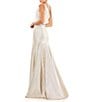 Mac Duggal One Shoulder Metallic Ruffled Evening Gown, Color:Oyster - Image 2