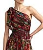 Mac Duggal One Shoulder Side Cut Out Gown With Slit - Image 3
