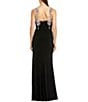 Mac Duggal One Shoulder With Beaded Flowers Jersey Gown - Image 2