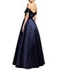 Mac Duggal Satin Off-The-Shoulder Gown - Image 2
